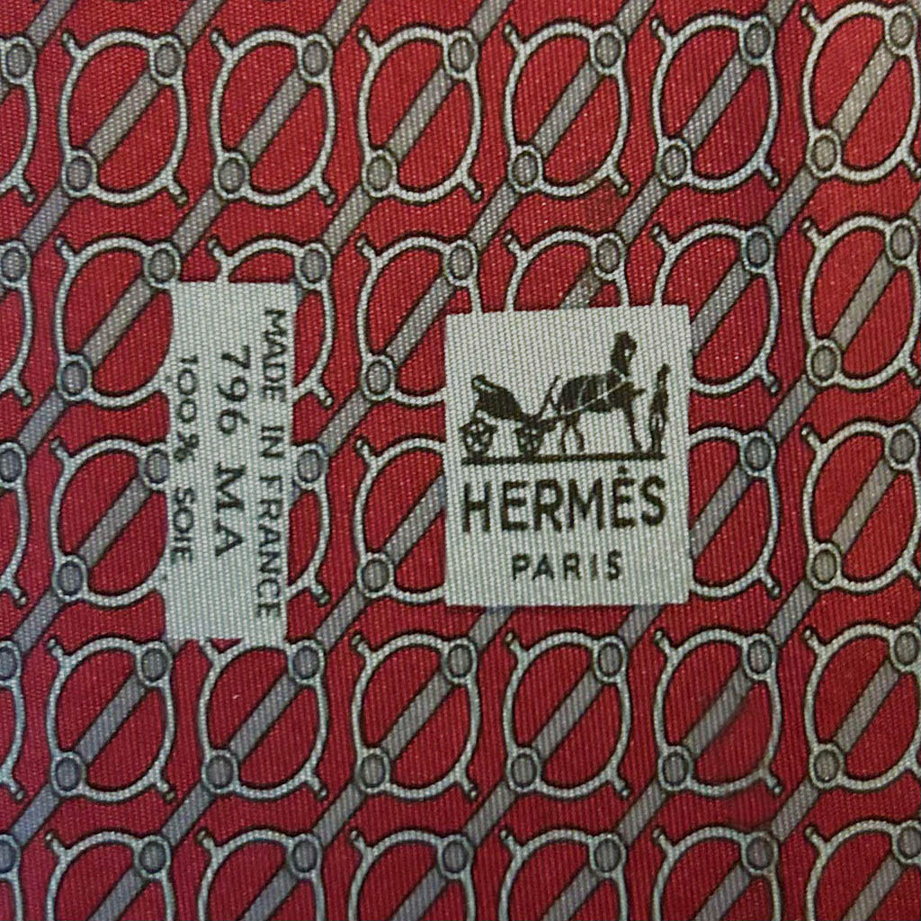 H- CHEVAL BORDEAUX Bracelet - Hermes® Silk & 18K plated donut