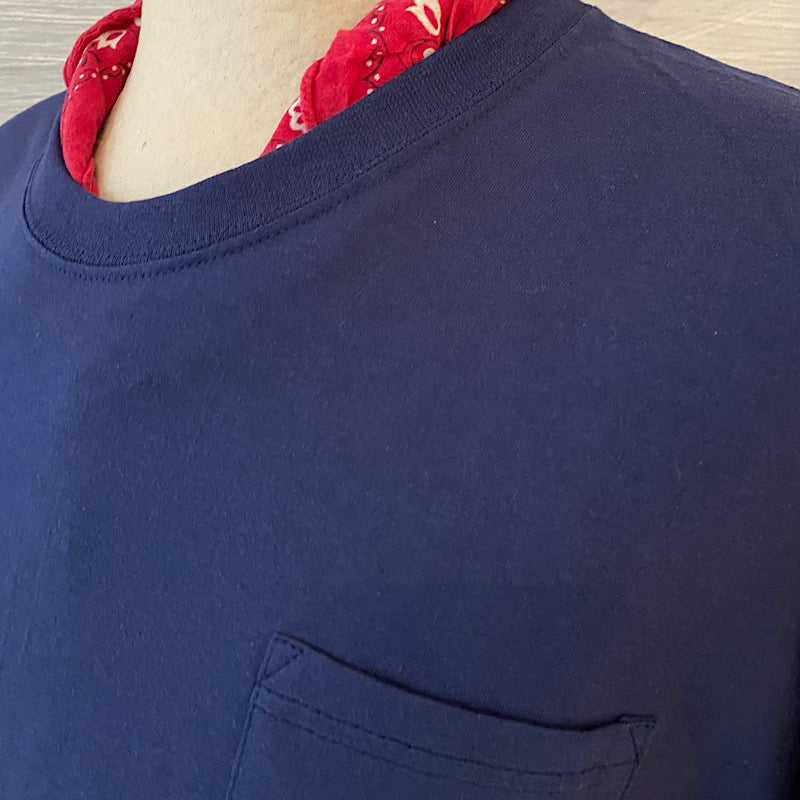 POCKET TEE BLUE