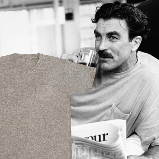 POCKET TEE GRAY